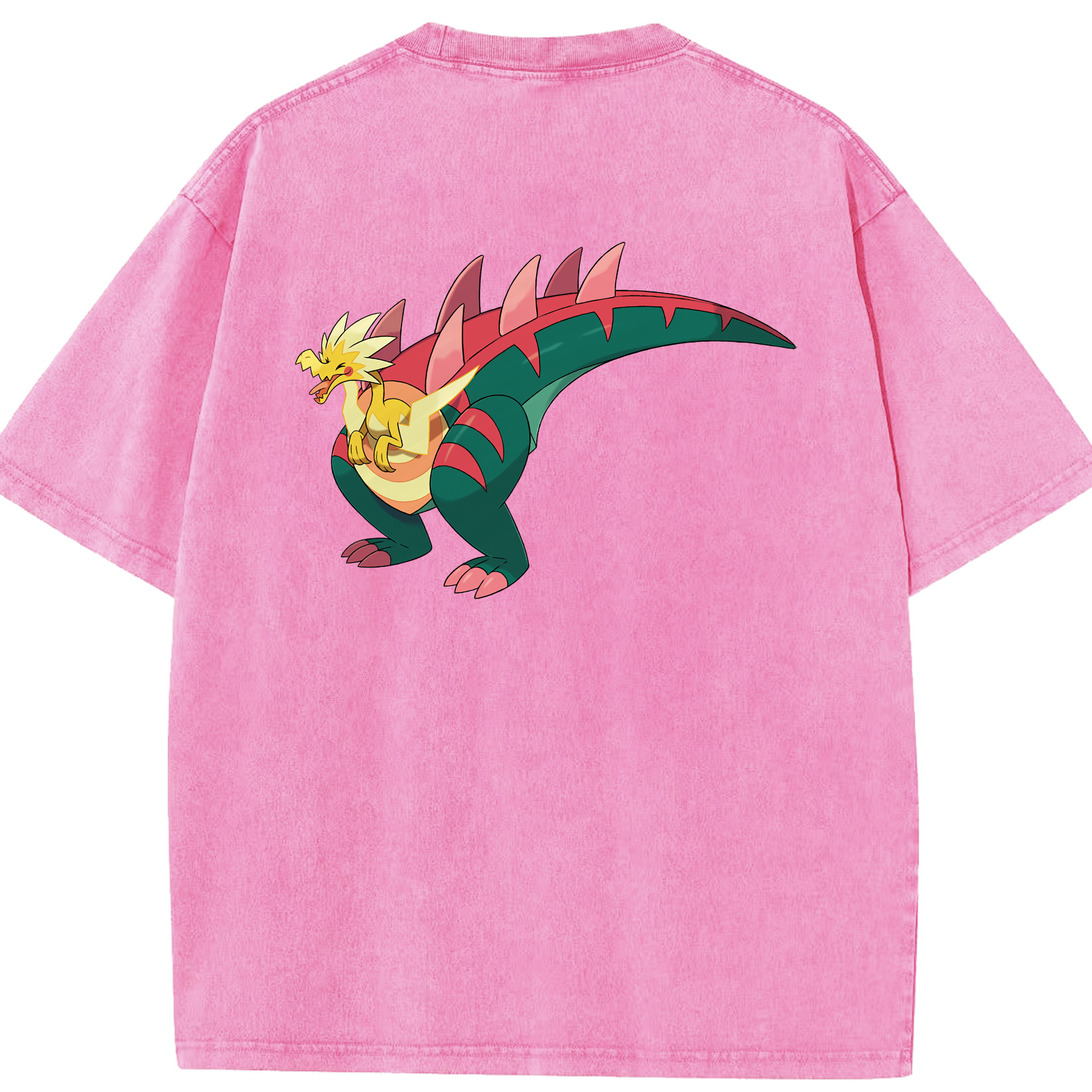（画像用） ポケットモンスター Pokémon 綿100% ヴィンテージ風 半袖Tシャツ（背面プリント）